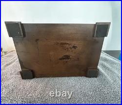 Vintage Seth Thomas Wind Up Antique Wood Mantel Clock With Key A403- 001 7803