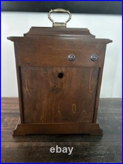 Vintage Seth Thomas Wind Up Antique Wood Mantel Clock With Key A403- 001 7803