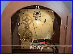 Vintage Seth Thomas Windham Triple Chime Mantle Clock German 8-Day WORKS PERFECT