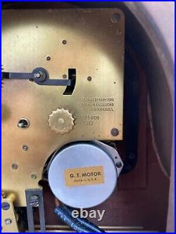 Vintage Seth Thomas Wood Electric Mantle Clock Medbury-6e E720-001 Working