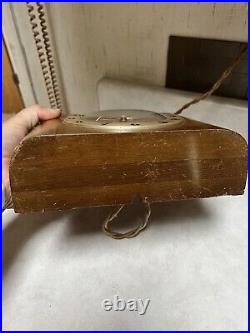 Vintage Seth Thomas antique 1930's Art Deco Wall Mantle RODSON Clock Wood RARE