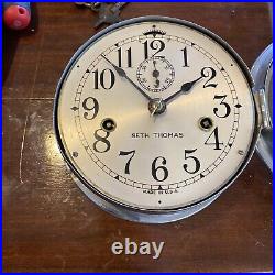 Vintage Seth thomas Maritime ship clock