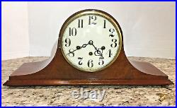 Vintage Tambour Seth Thomas 8 Day Westminster Chime Clock Working Circa 1950's