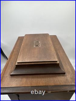 Vintage Wind-Up Antique Wooden Mantel Clock with Key Seth ThomasA403- 001 8003