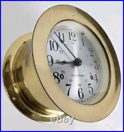 Vintage Working SETH THOMAS Corsair Brass Ships Bell Strike Porthole Clock Vintage Working SETH THOMAS Corsair Brass Ships Bell Strike Porthole Clock