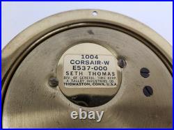 Vintage Working SETH THOMAS Corsair Brass Ships Bell Strike Porthole Clock Vintage Working SETH THOMAS Corsair Brass Ships Bell Strike Porthole Clock