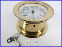 Vintage Working SETH THOMAS Corsair Brass Ships Bell Strike Porthole Clock Vintage Working SETH THOMAS Corsair Brass Ships Bell Strike Porthole Clock