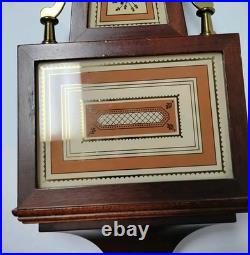 Vntg Seth Thomas 8 Day Clock WithKey Homestead Mech. Banjo Style German movement