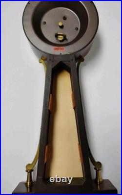 Vntg Seth Thomas 8 Day Clock WithKey Homestead Mech. Banjo Style German movement