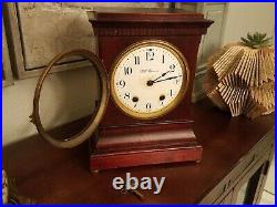 Vtg/Antique 1903 USA Seth Thomas 8 day Mantle Clock with A 48-R Movement w key