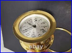 Vtg Seth Thomas Corsair Maritime Ship Bell Clock Helmsman Boat Ship Yacht Sailbo