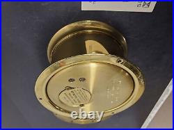 Vtg Seth Thomas Corsair Maritime Ship Bell Clock Helmsman Boat Ship Yacht Sailbo