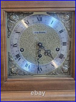Vtg. Seth Thomas Mantel Clock 1978 Germany Westminster Chimes Serviced Working
