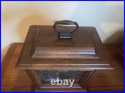 Vtg. Seth Thomas Mantel Clock 1978 Germany Westminster Chimes Serviced Working