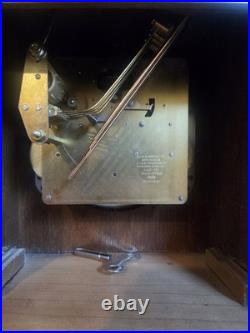 Vtg. Seth Thomas Mantel Clock 1978 Germany Westminster Chimes Serviced Working