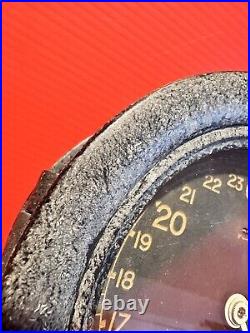 Vtg Seth Thomas WWII U. S Navy 24 Hour Military Clock. Not Working. Needs Repair