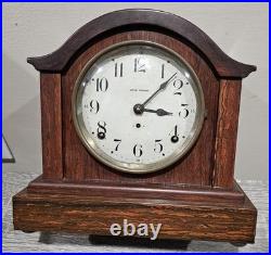 WORKING! Antique Seth Thomas Adamantine 8 Day Mantle Clock