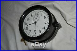 WWII Era Seth Thomas Mark I Deck Clock, Includes key, Excellent condition