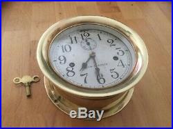 WWII Seth Thomas 5 1/2 in Merchant Ships Clock