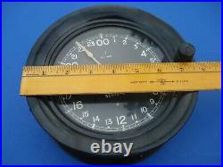 WWII Seth Thomas US Navy Ship's Clock Excellent Cosmetic Condition