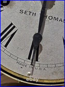 WWII US NAVY 8.5 Dial SETH THOMAS SHIPS PILOT HOUSE CLOCK WWII US NAVY 8.5 Dial SETH THOMAS SHIPS PILOT HOUSE CLOCK