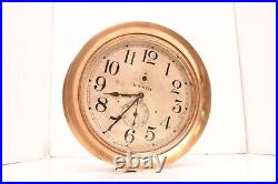 WWI US NAVY 8.5 Dial SETH THOMAS SHIPS PILOT HOUSE CLOCK CHELSEA KEY