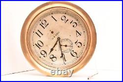 WWI US NAVY 8.5 Dial SETH THOMAS SHIPS PILOT HOUSE CLOCK CHELSEA KEY