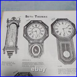 Wall clock Seth Thomas Office No. 3 Retro Rare Antique Vintage