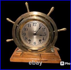 Working Antique 8 Day Seth Thomas Ship's Wheel / Bell Clock c. 1900sMovement 115D Working Antique 8 Day Seth Thomas Ship's Wheel / Bell Clock c. 1900sMovement 115D