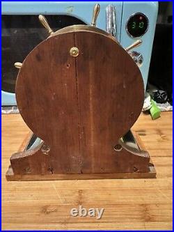 Working Antique 8 Day Seth Thomas Ship's Wheel / Bell Clock c. 1900sMovement 115D Working Antique 8 Day Seth Thomas Ship's Wheel / Bell Clock c. 1900sMovement 115D