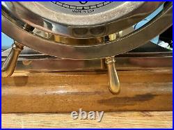 Working Antique 8 Day Seth Thomas Ship's Wheel / Bell Clock c. 1900sMovement 115D Working Antique 8 Day Seth Thomas Ship's Wheel / Bell Clock c. 1900sMovement 115D