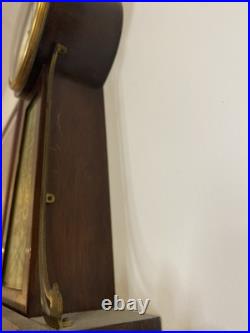 Working Antique Seth Thomas 8 Day Navy Banjo Wall Clock