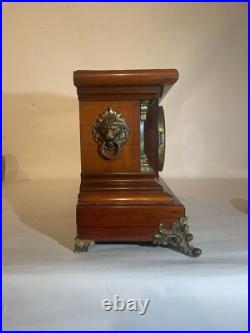 (c172) Seth Thomas Adamantine Mantel Clock Great Condition