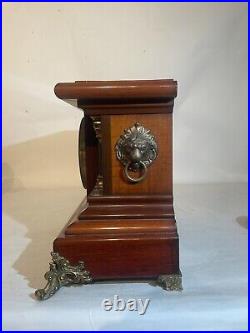 (c172) Seth Thomas Adamantine Mantel Clock Great Condition