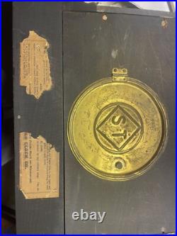 (c172) Seth Thomas Adamantine Mantel Clock Great Condition